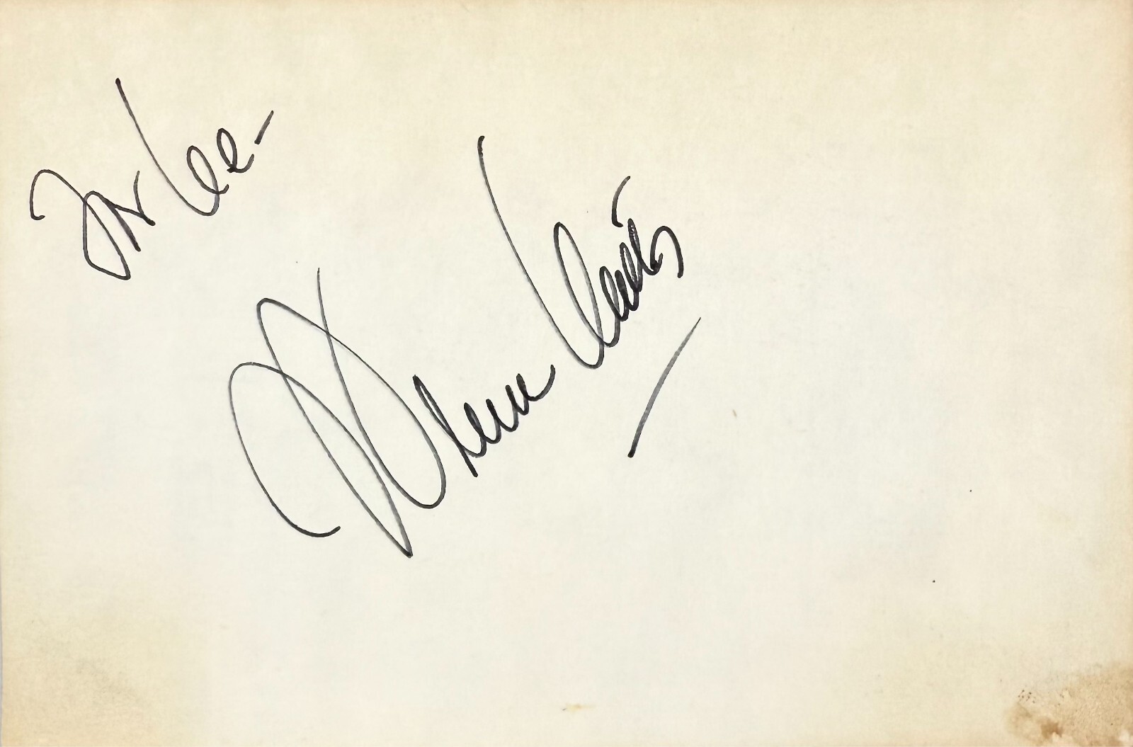 STEVEN KEATS Autograph Signed 4×6 INDEX CARD The Executioner’s Song SILENT RAGE