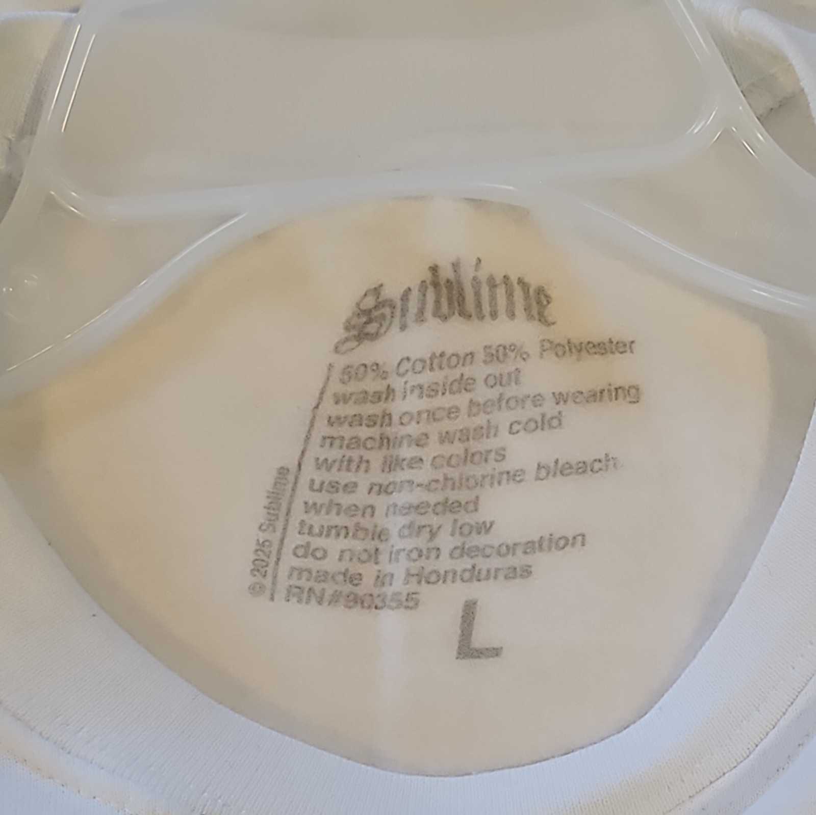 New Large Sublime Long Beach, CA. Sun Car Graphic White Sweat Shirt