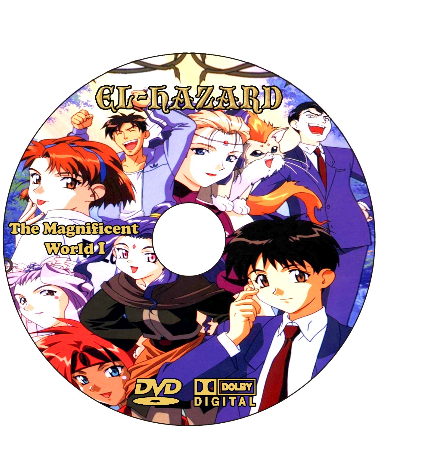 ANIME, “EL HAZARD THE ALTERNA….”, 1-50 EPISODES, 9 DVD, ENG/AUDIO, 2 BOX, 2002