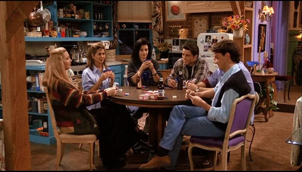 FRIENDS TV Series Script, season 1, Aniston Kudrow LeBlanc Cox Perry Schwimmer