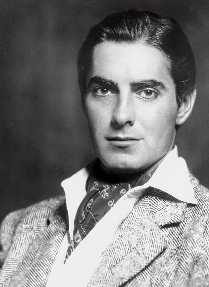 Tyrone Power Studio Photo Framing Print 8 x 10 Reproduction