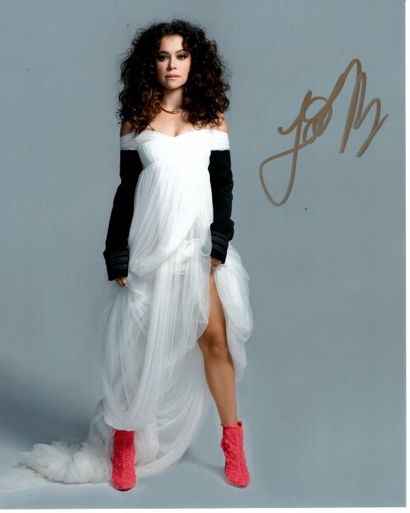 TATIANA MASLANY Signed Autographed 8×10 Photo