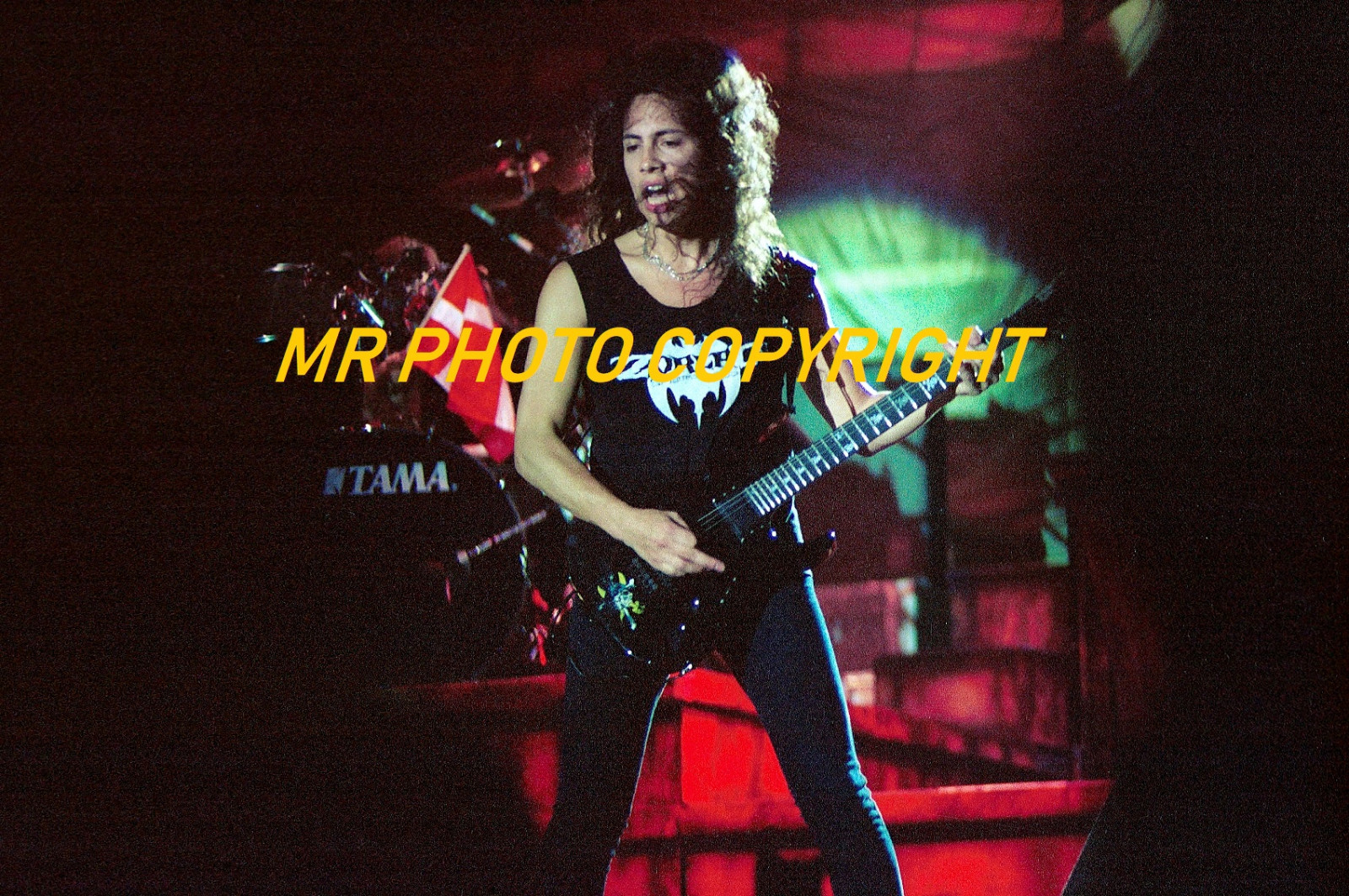 $1.00 – 4×6 inch Original photo METALLICA JAMES HETFIELD KIRK HAMMETT r