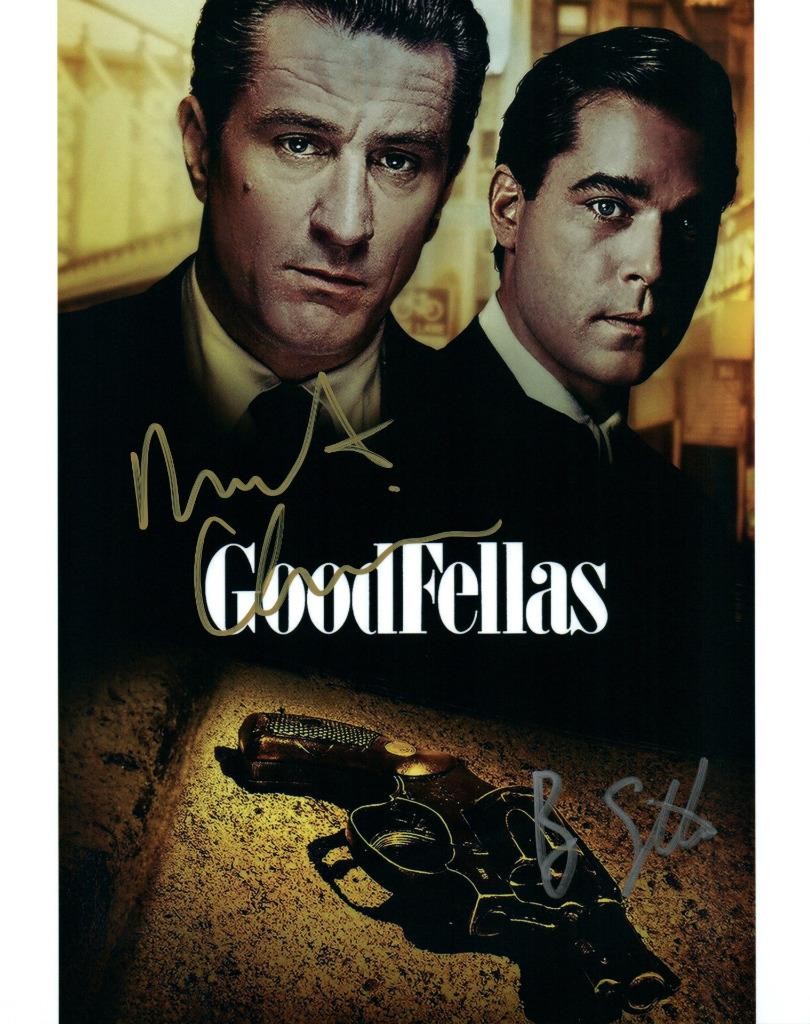 Ray Liotta Robert DeNiro signed 8×10 Photo Picture autographed Pic includes COA