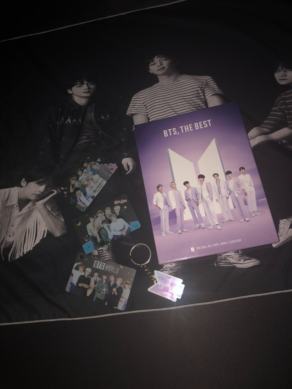 BTS The Best Japanese Album Limited Edition Bundle with BTS World Merchandise Ke