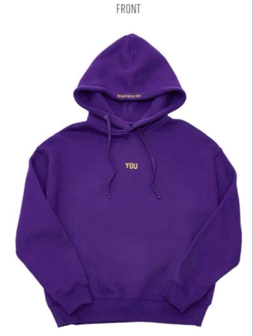BTS Artist Made Collection by JIMIN With You HOODY Hoodie Purple Size L New