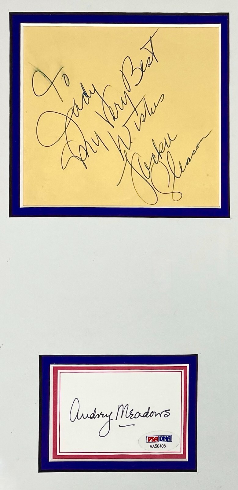 THE HONEYMOONERS Autographed Signed CAST PHOTO FRAMED Jackie Gleason JSA LOA