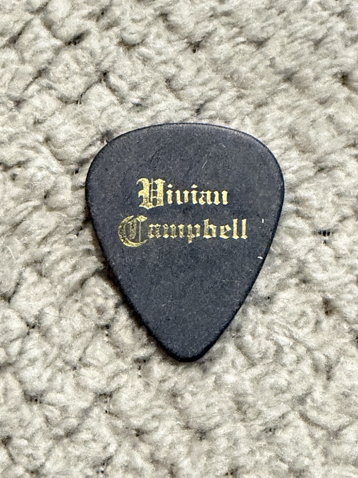 Last In Line “Vivian Campbell” Guitar Pick-Ultra Rare!