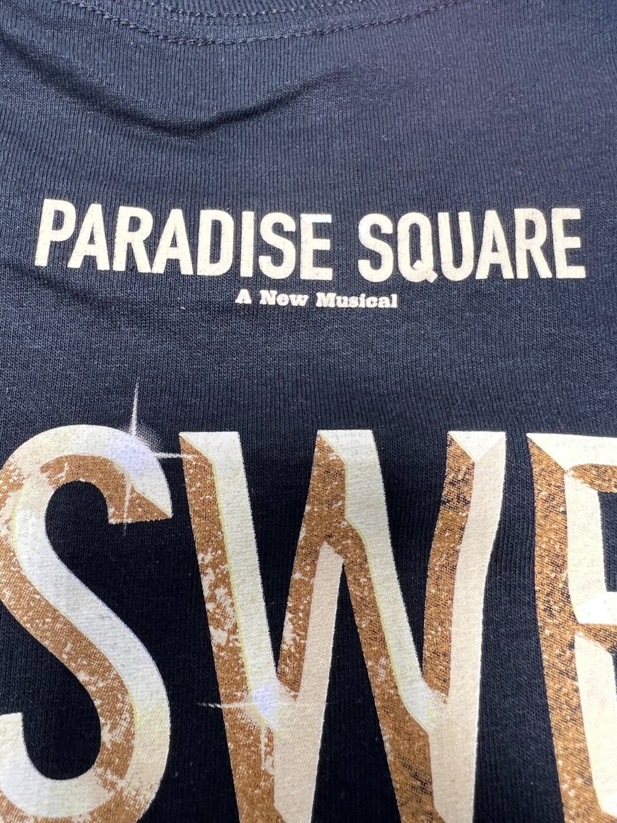 PARADISE SQUARE A NEW MUSICAL BREATHE EASY LONG SLEEVE UNISEX TEE NEW OFFICIAL