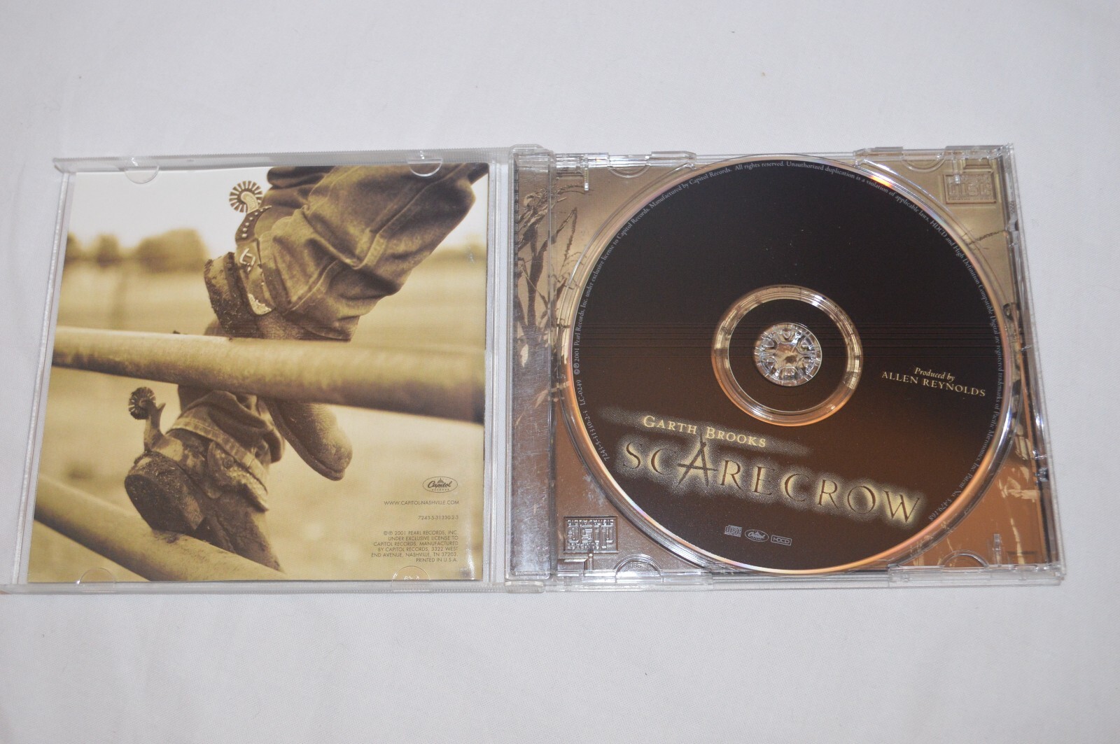 Garth Brooks Scarecrow Double Live 2 CD Set Pre-owned Lot