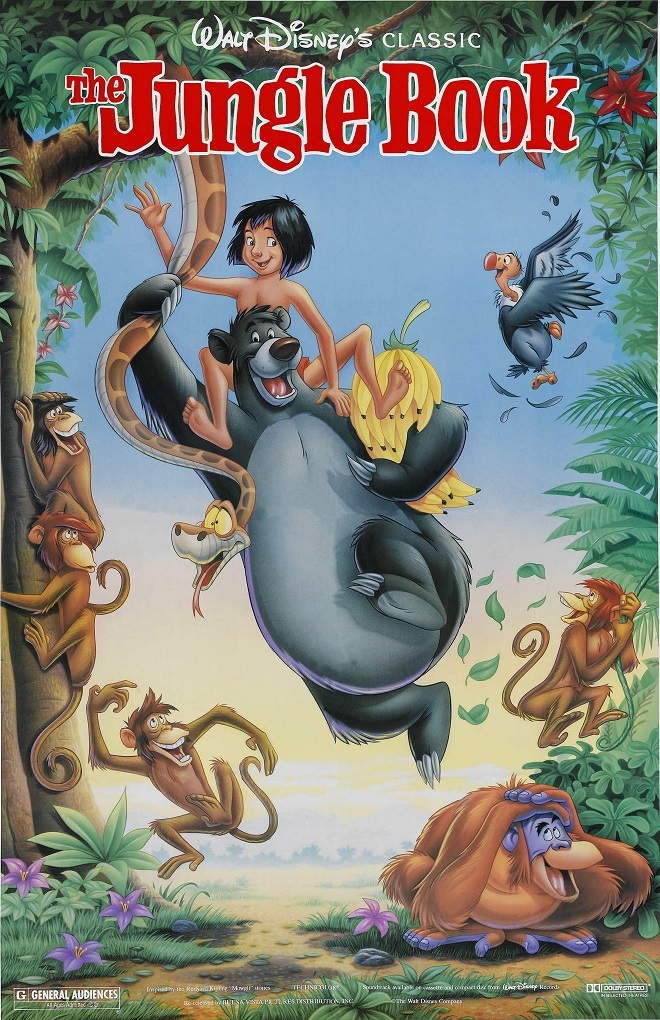 Walt Disney’s The Jungle Book movie poster (a) : 11 x 17 inches
