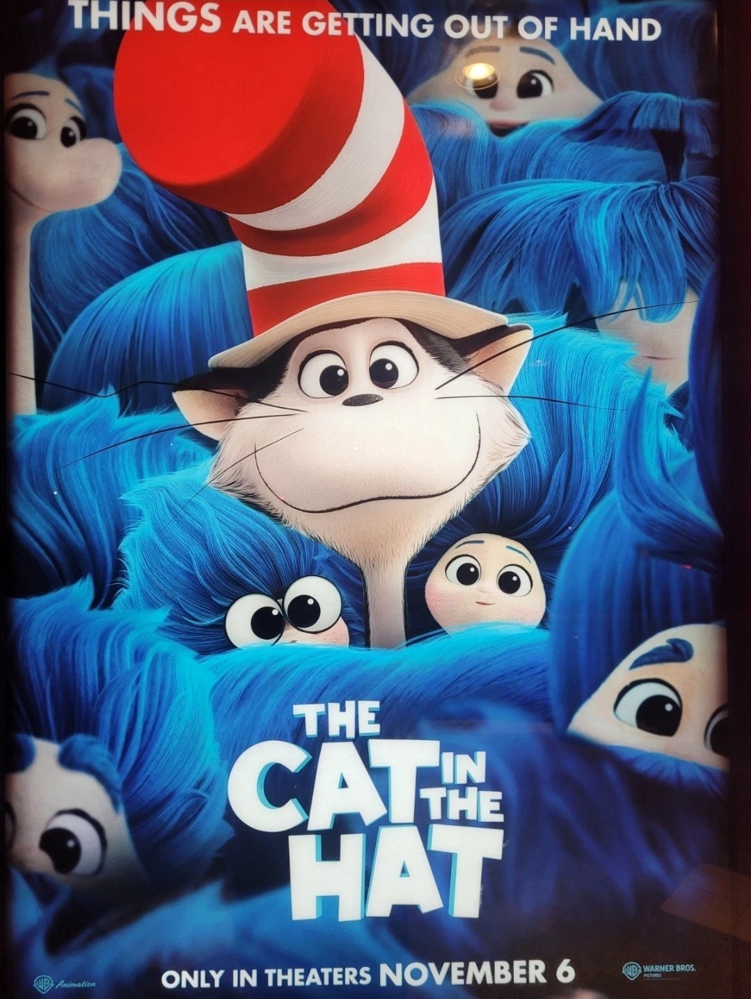 DR. SEUSS THE CAT IN THE HAT Original 27×40 Double-Sided Theater Poster!