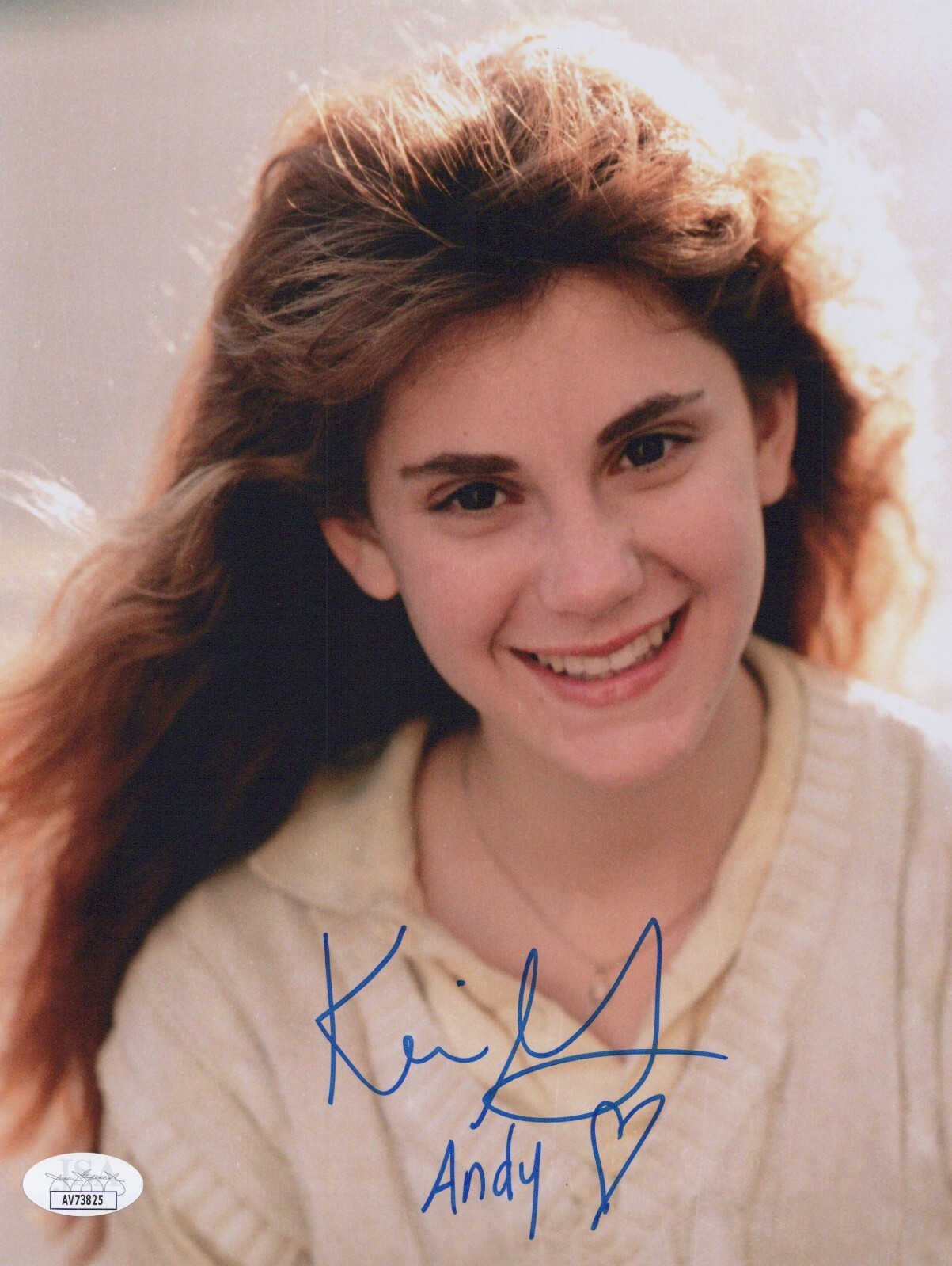 KERRI GREEN Signed THE GOONIES 8×10 Photo Autograph ANDY JSA COA CERT