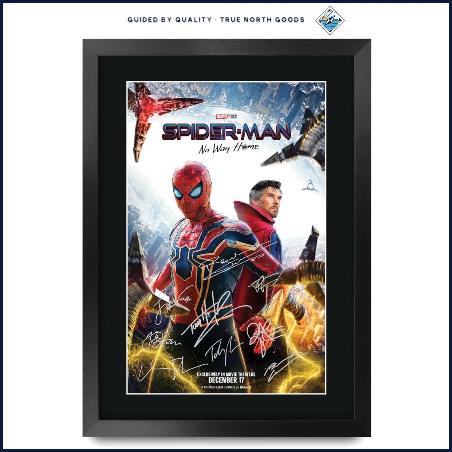 Perfect Father’s Day Gift: Signed Spider-Man Movie Poster Framed Display