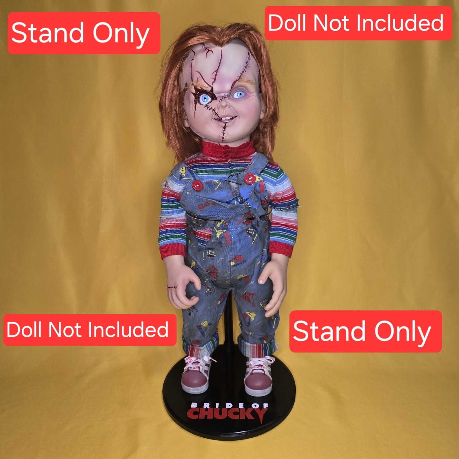 Stand For Chucky (Bride Of Chucky) Life Size, STAND ONLY, Doll Not Included