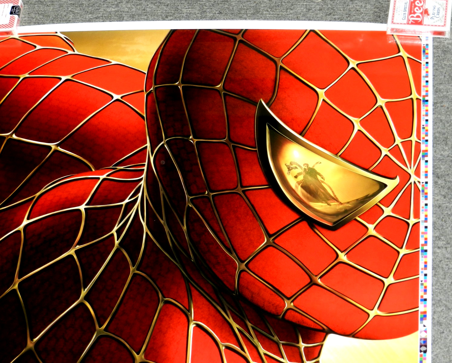 SPIDERMAN PRINTERS PROOF RARE MOVIE POSTER 41 x 28 UNCUT PRE-PRODUCTION 2003