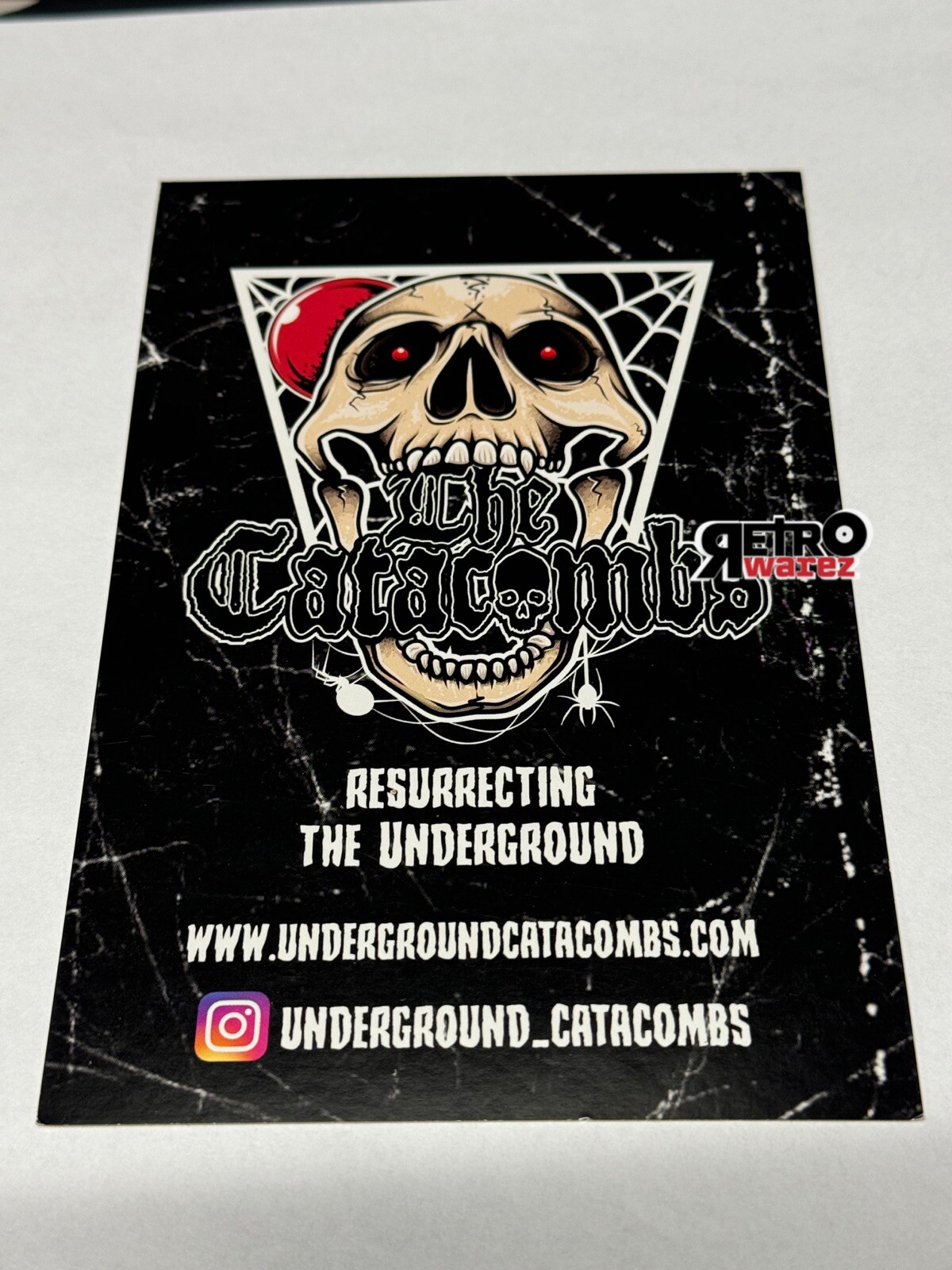 The Catacombs Promo Card Flyer 4×6” Horrorcore Rap The Casual Screaming