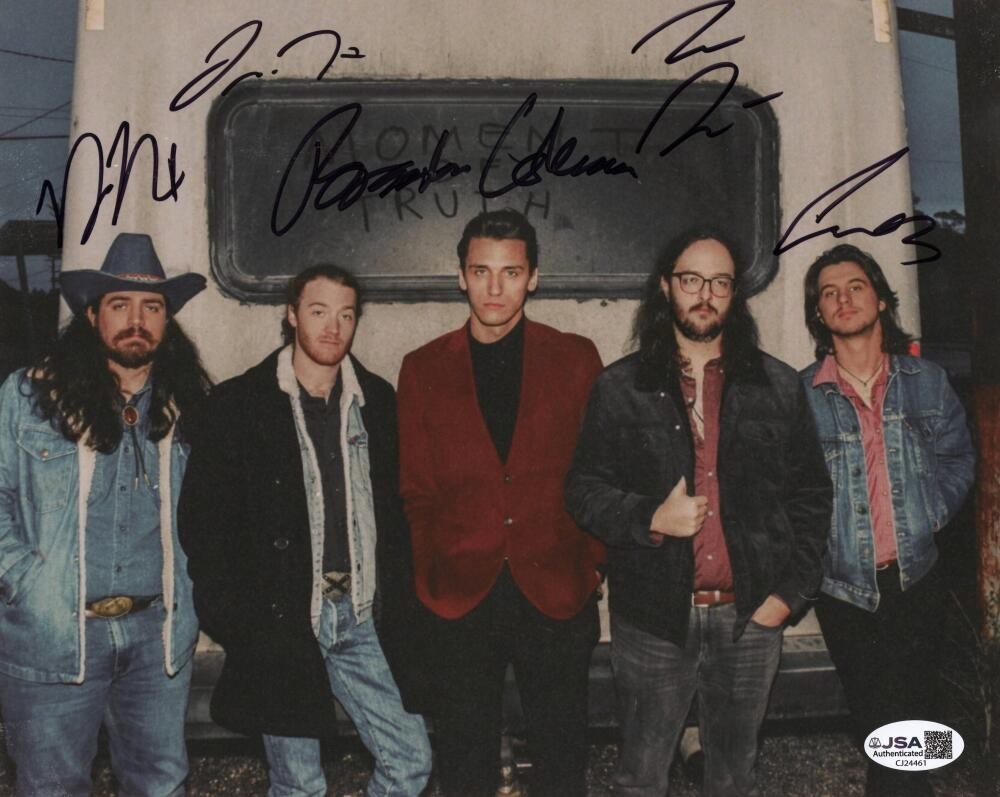 The Red Clay Strays Full Band Complete x5 Signed Autograph 8×10 Photo w/ JSA COA