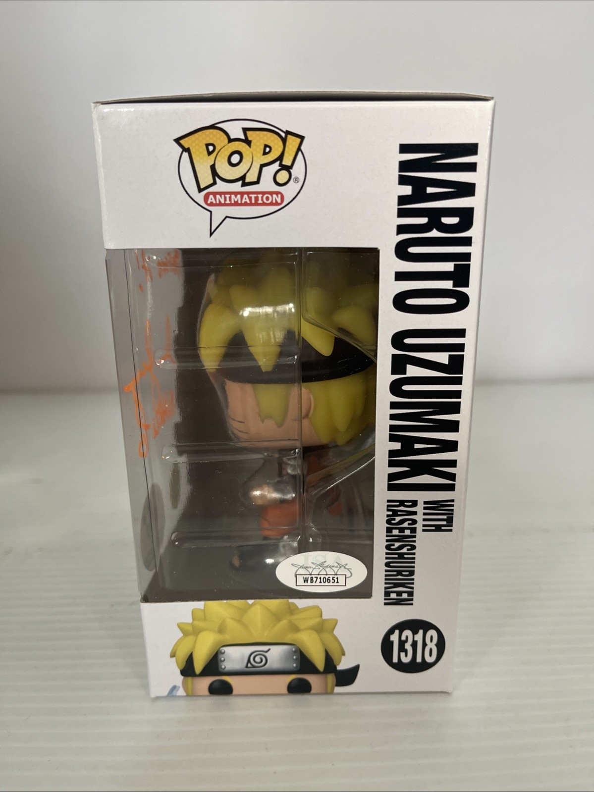 Maile Flanagan Signed Autographed Naruto Rasenshuriken Funko Pop 1318 JSA COA 7