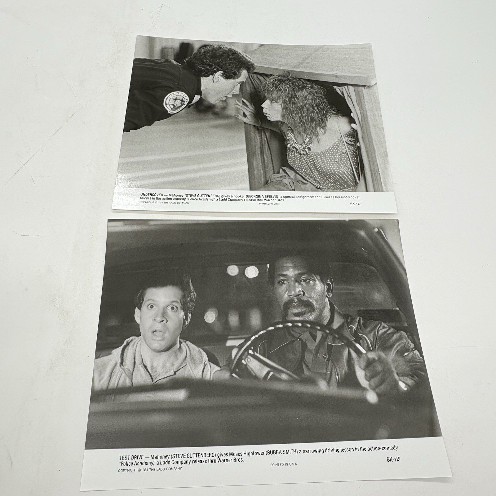 POLICE ACADEMY Movie Lobby Card Lot of 15 Pictures With Binder & Character Bios