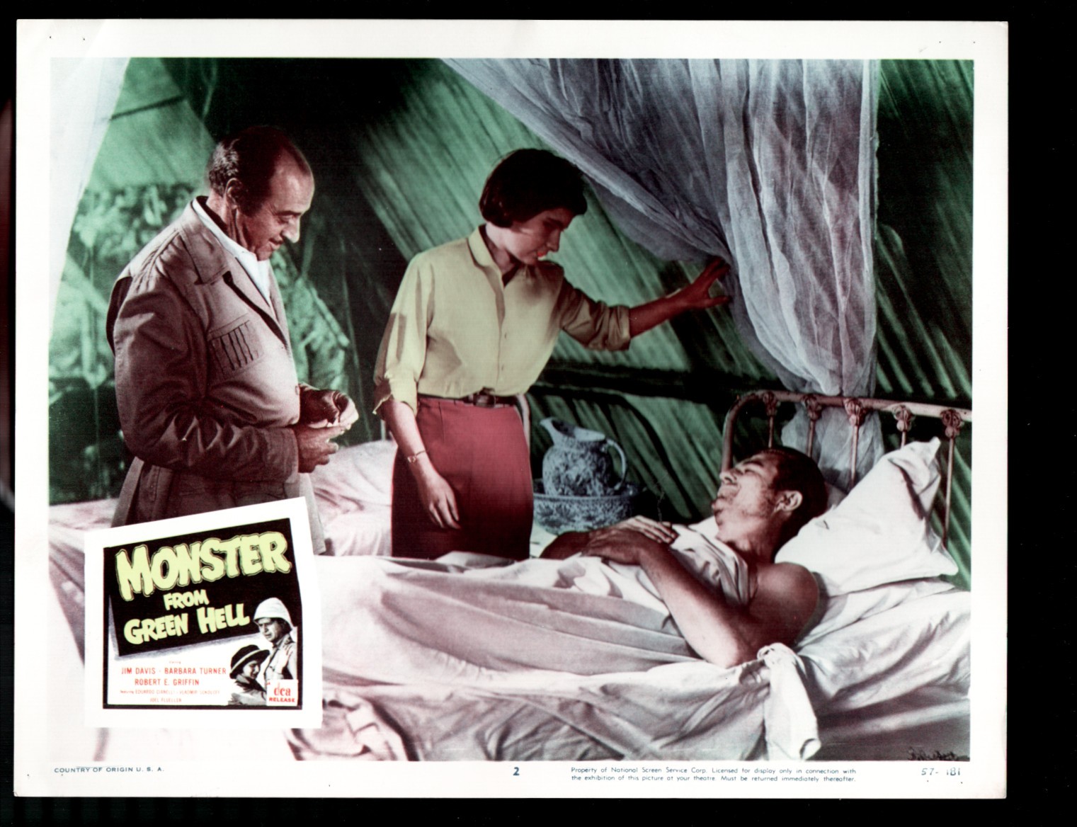 Monster from Green Hell 11″x14″ Lobby Card #2 Jim Davis Horror