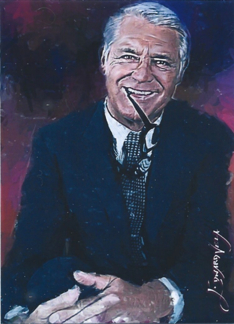 Cary Grant Art Card Limited 18/50 Edward Vela signed