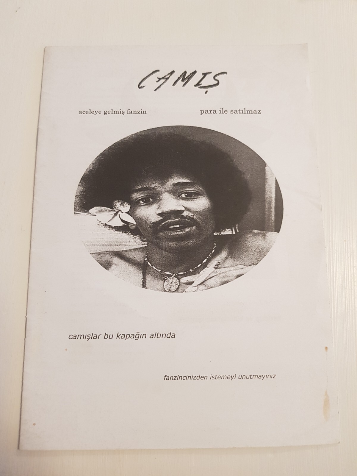 Jimi Hendrix Cover Fanzin Magazine 2020s 10 page Ameteur magazine