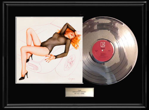 THE CARS CANDY-O WHITE GOLD SILVER PLATINUM RECORD VARGAS LP NON RIAA AWARD RARE