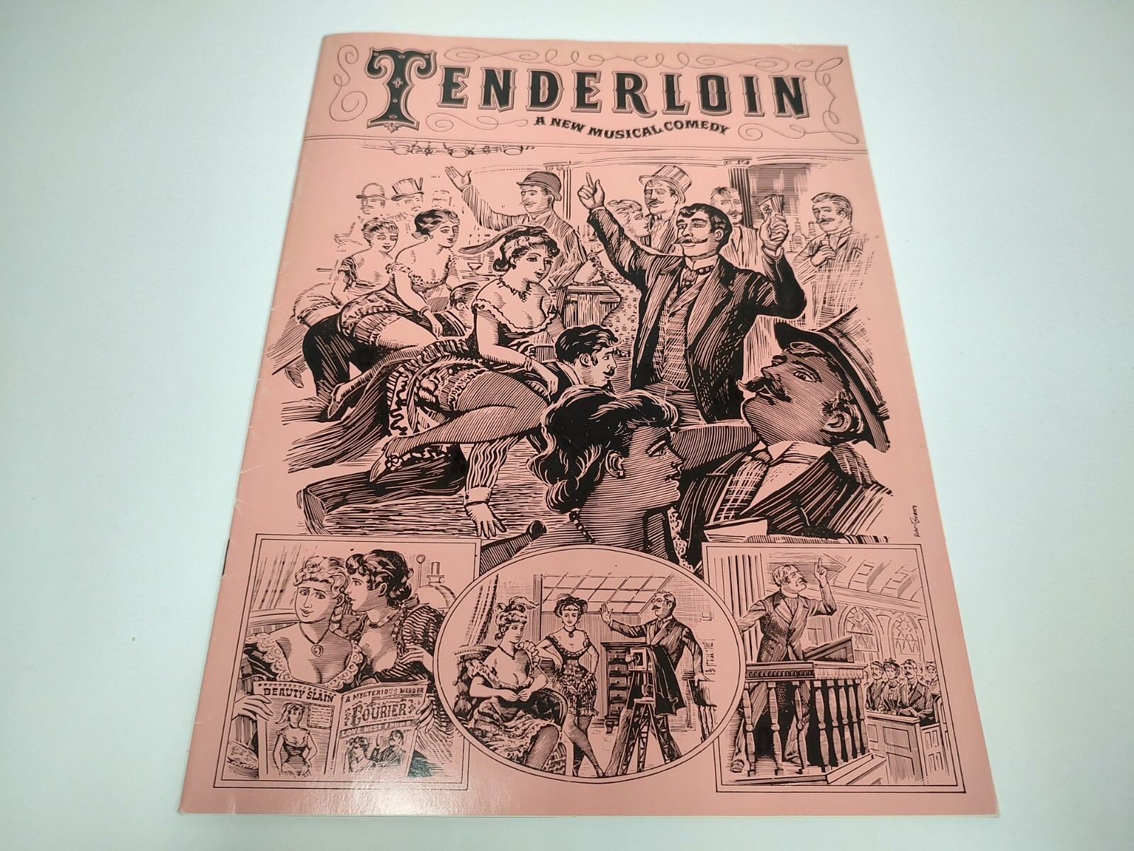 Tenderloin A New Musical Comedy Souvenir Theater Program Book 1960 Vintage Art