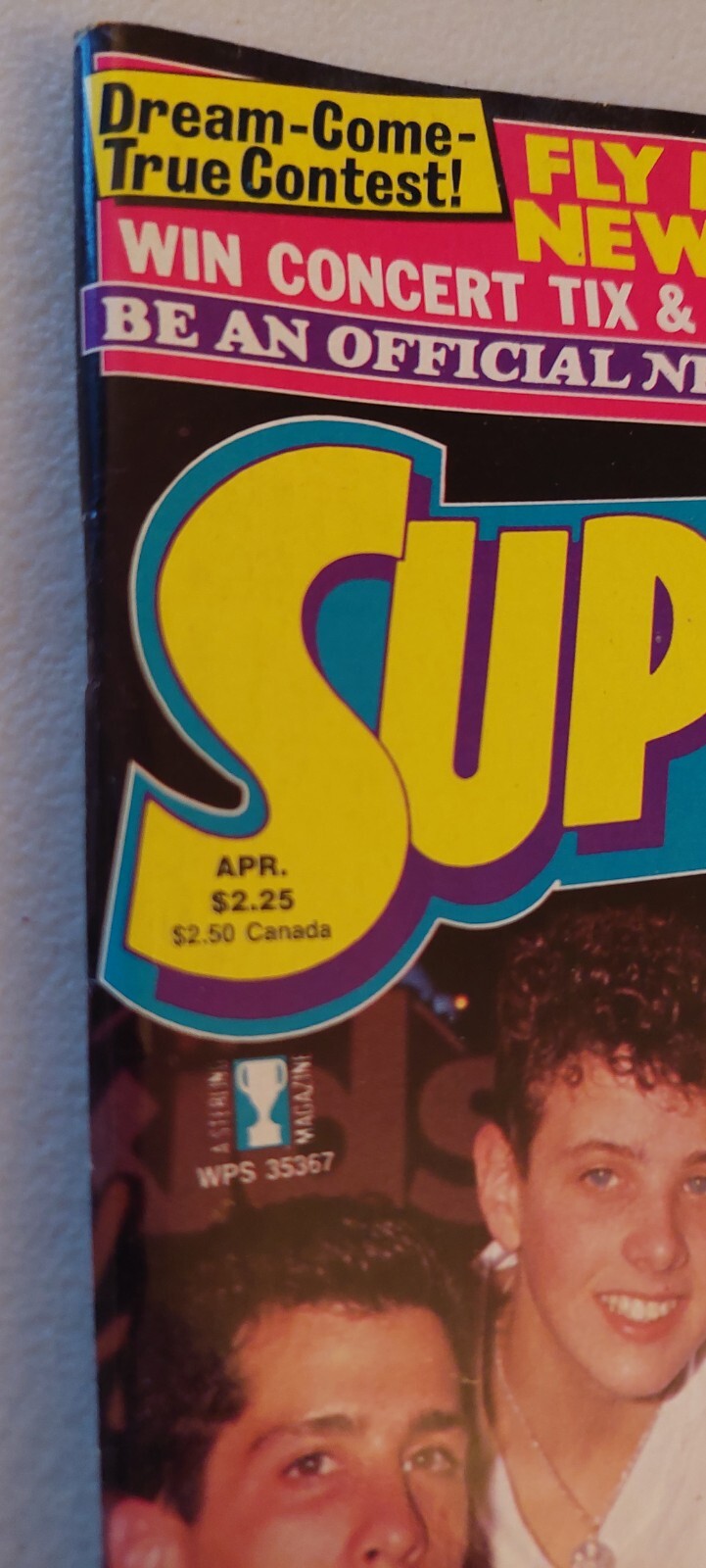 SuperTeen Magazine April 1990 New Kids Block Paula Abdul Bobby Brown Corey Haim