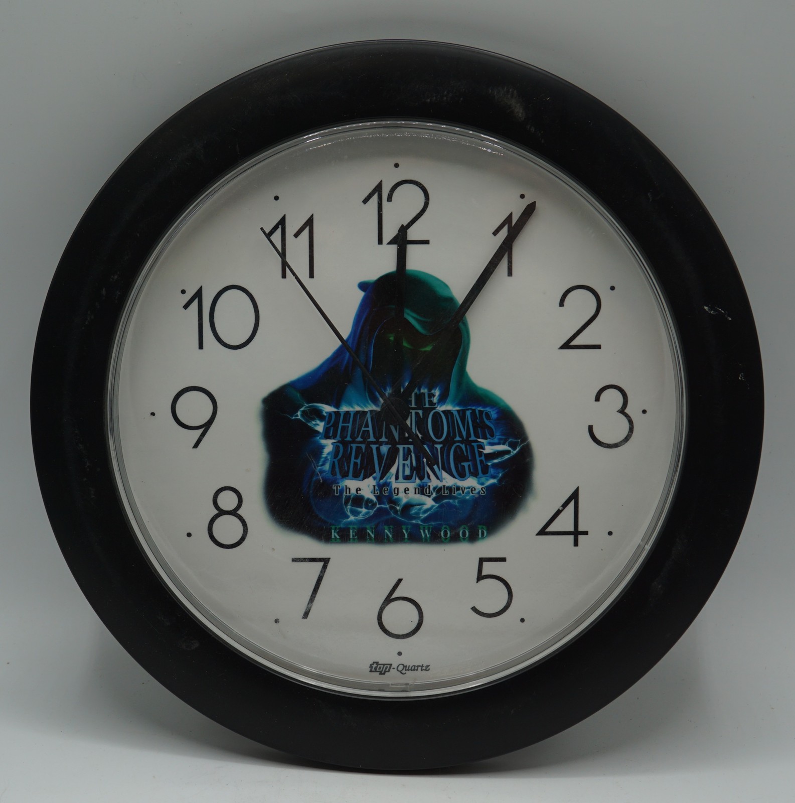 Kennywood The Phantom’s Revenge Roller Coaster Wall Clock Amusement Park Promo