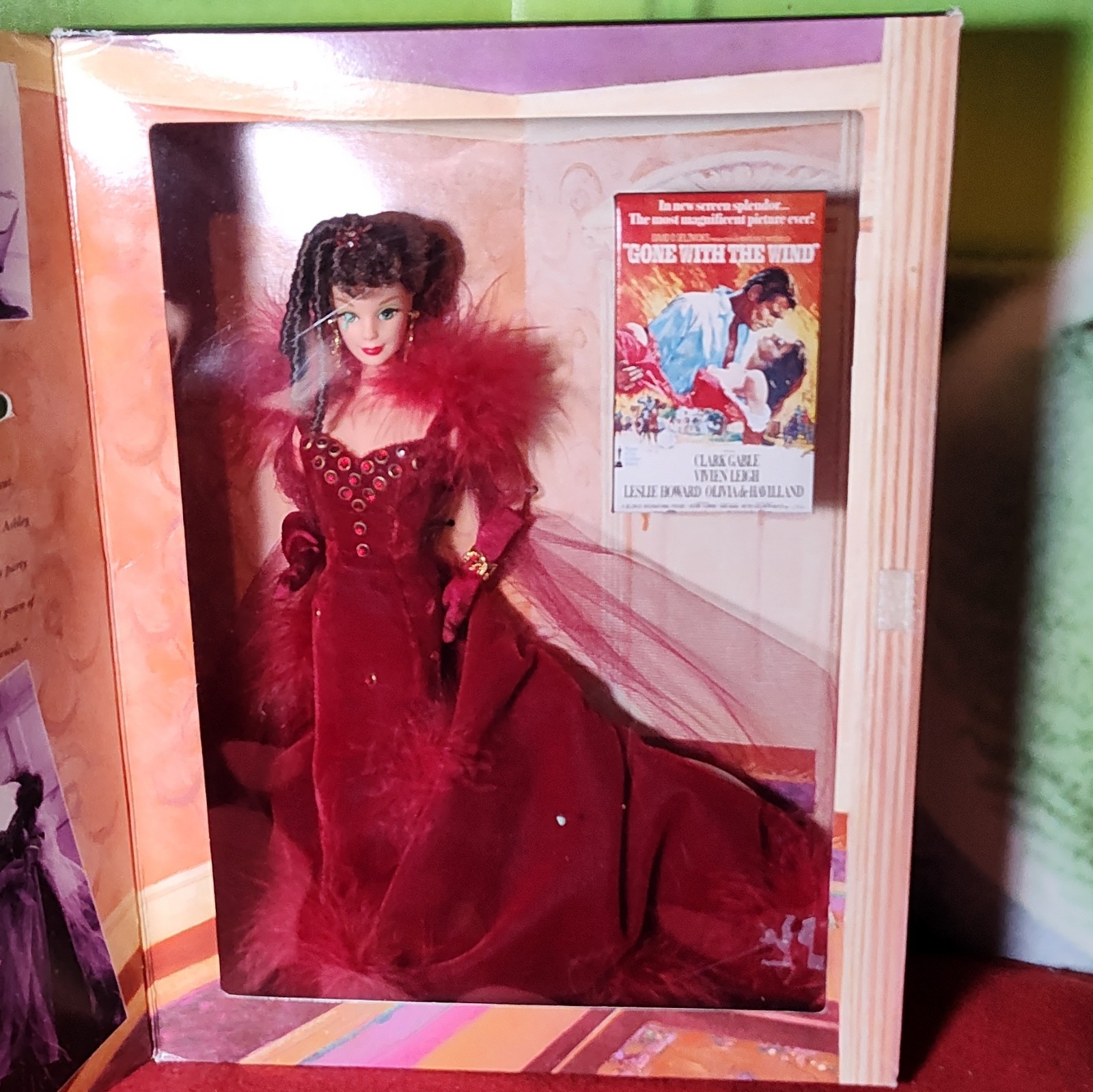 Barbie Scarlett O’Hara Gone With the Wind Collector Movie Doll in Box Red Dress