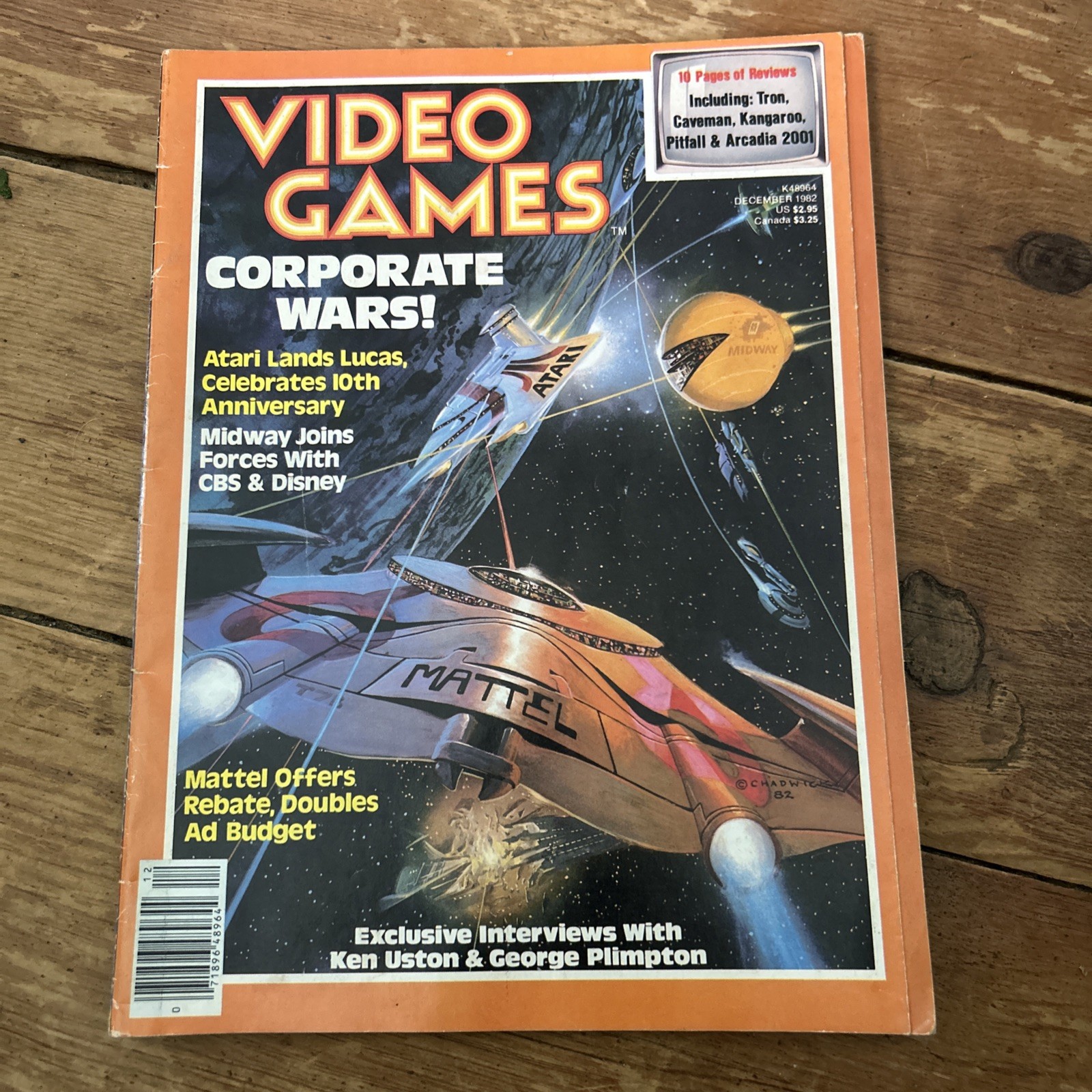 Video Games Magazine Vintage December 1982 Atari Mattel