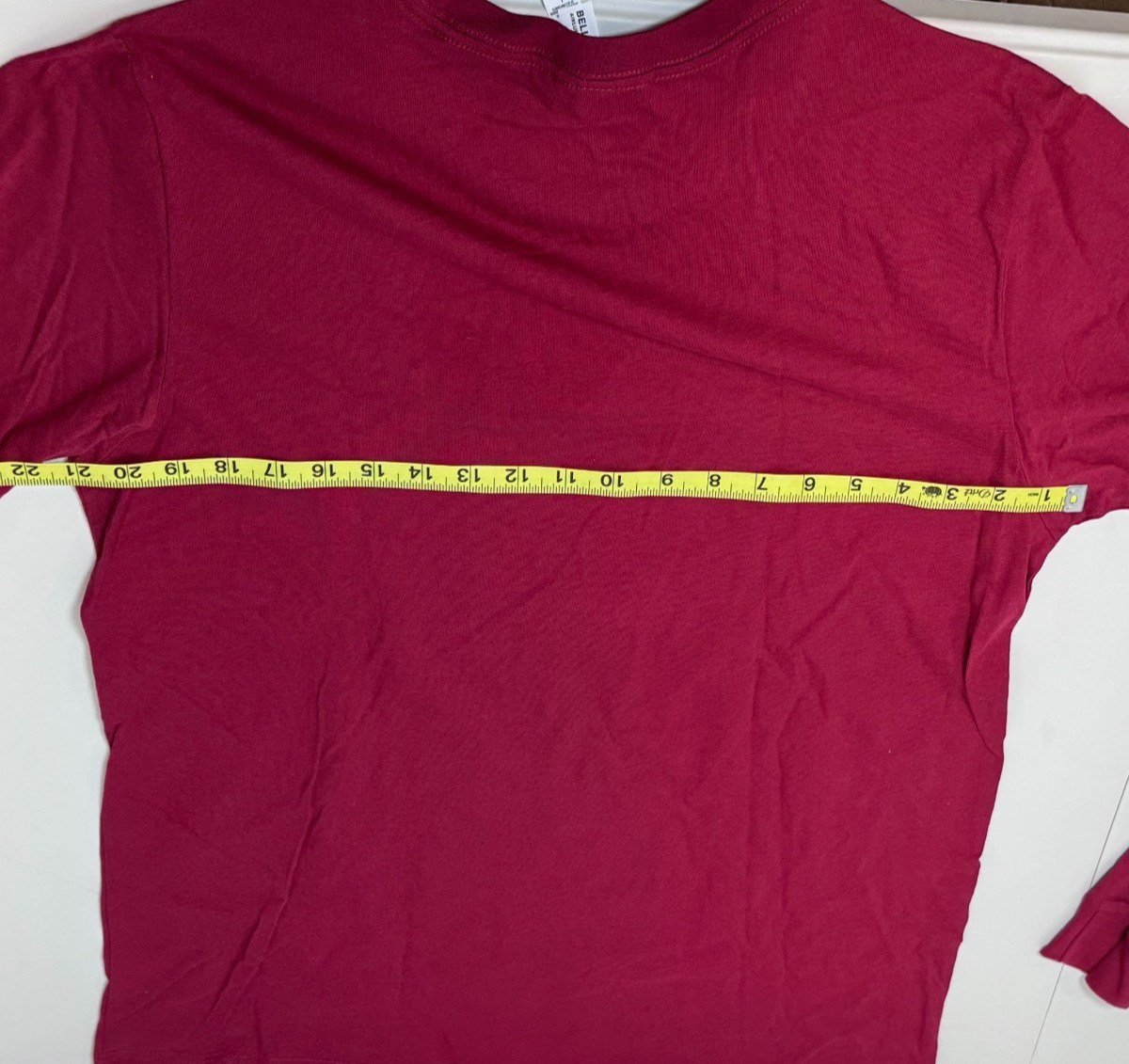 Barnabas Collins – Dark Shadows – Batman 1966 Logo Long Sleeve Red T-Shirt NEW