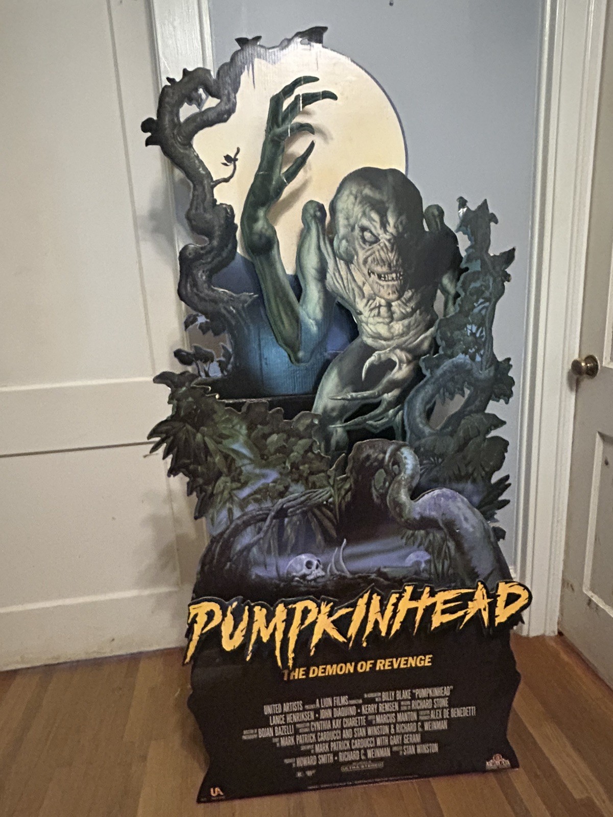 PUMPKINHEAD DEMON OF REVENGE STANDEE 1988 MGM/UA VIDEO RELEASE 5’8” HORROR MOVIE