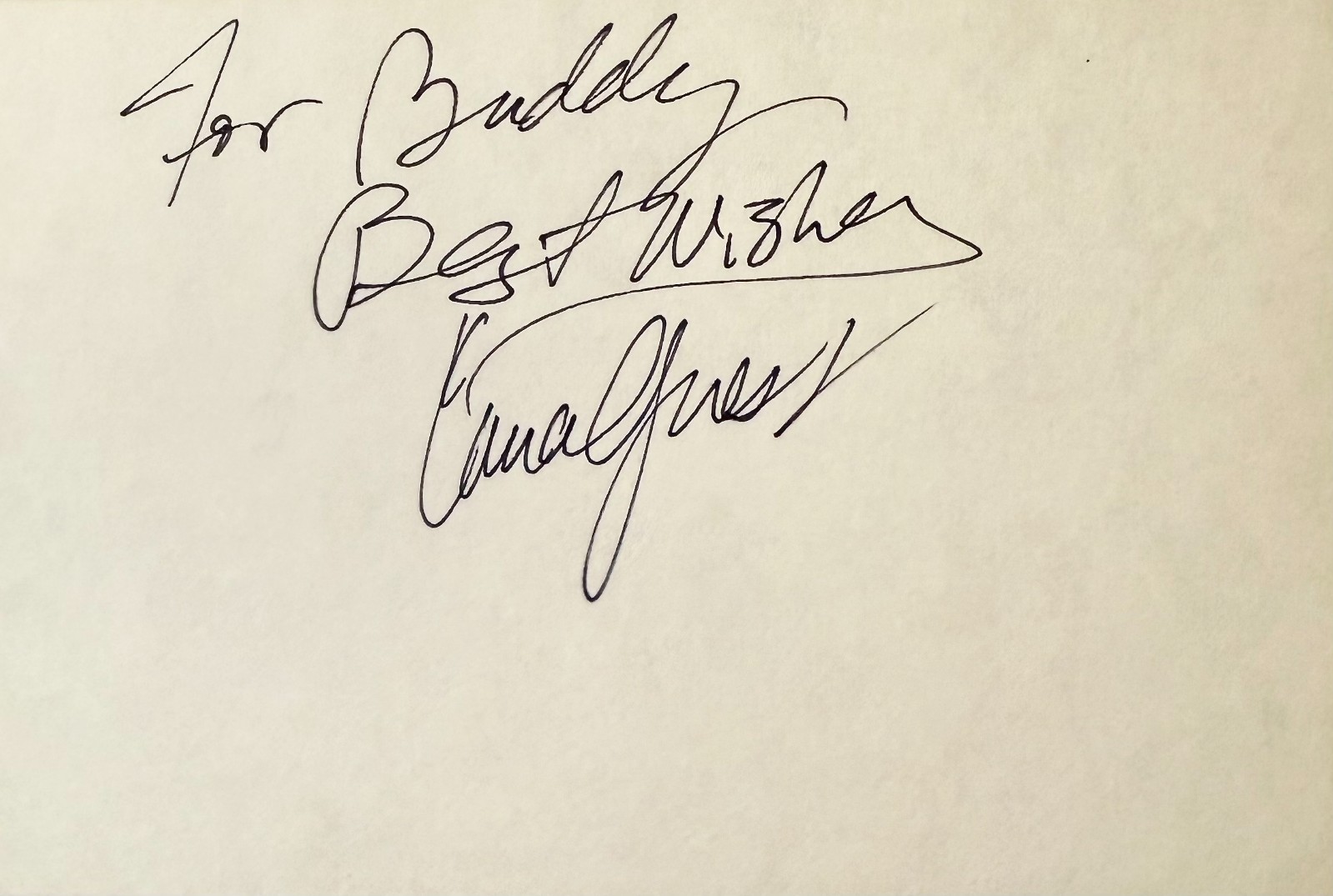 LANCE GUEST Signed Autographed 4″x 6″ INDEX CARD JAWS: The Revenge HALLOWEEN II