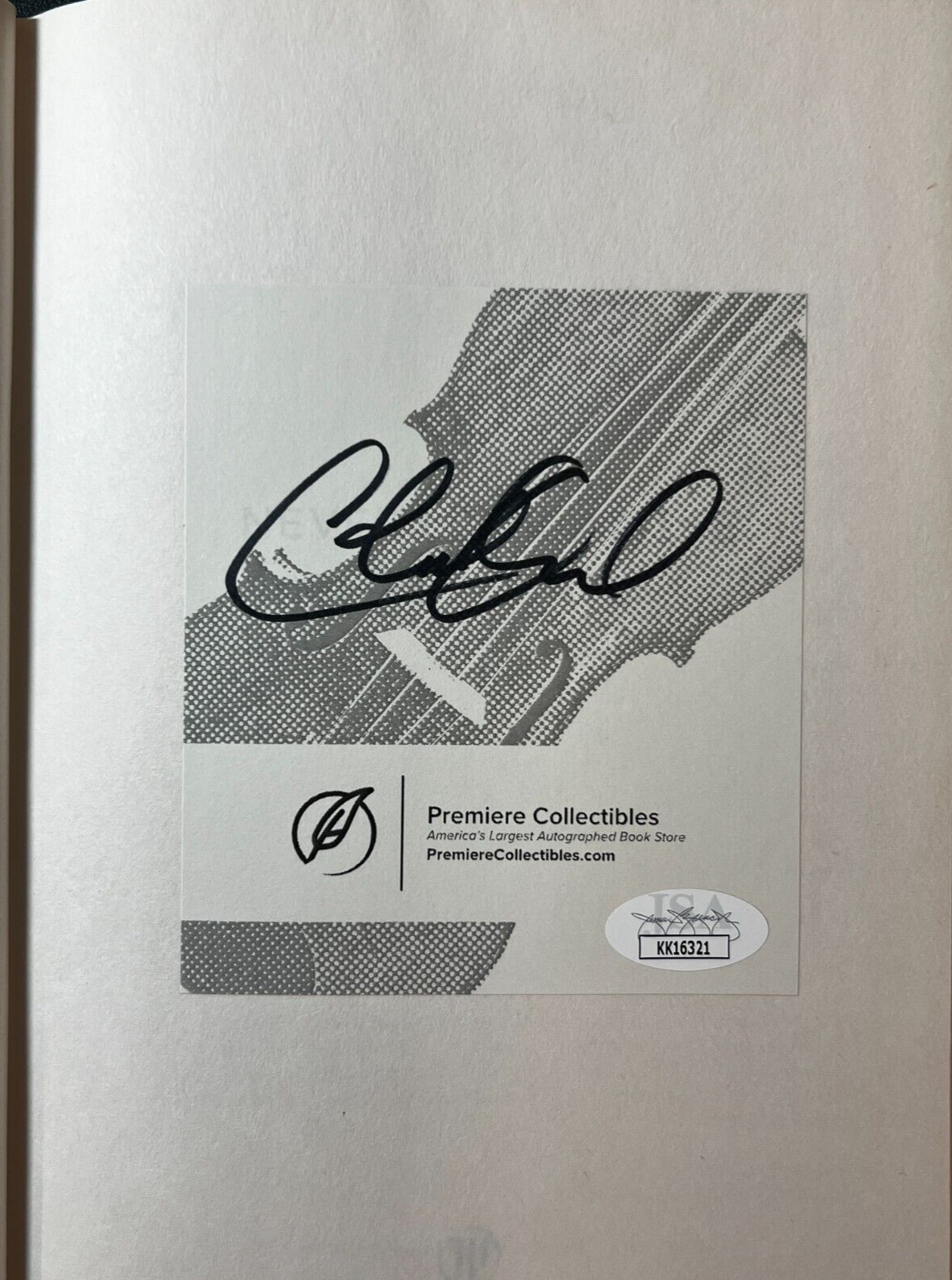 Charlie Daniels Signed Memoir Bookplate JSA w/COA Musician Country Rock (d.’20)!