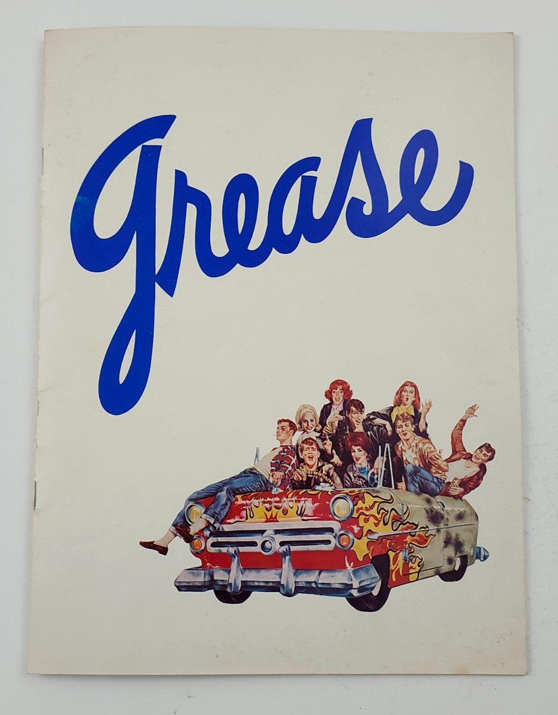 Grease Theatre Play Souvenir Paperback Program Book 1977