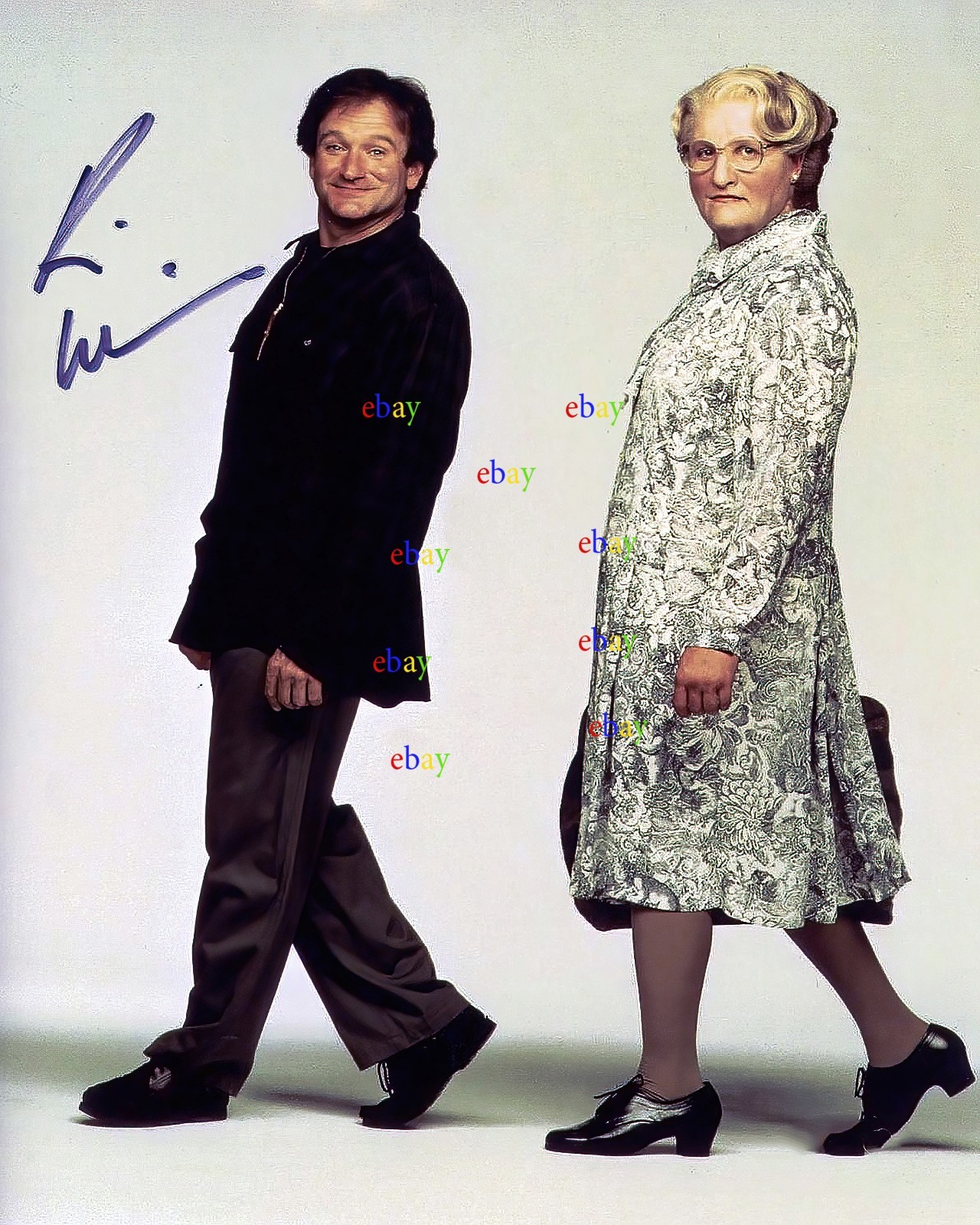 Robin Williams Mrs. Doubtfire Autographed 8×10 Photo Signed REPRINT