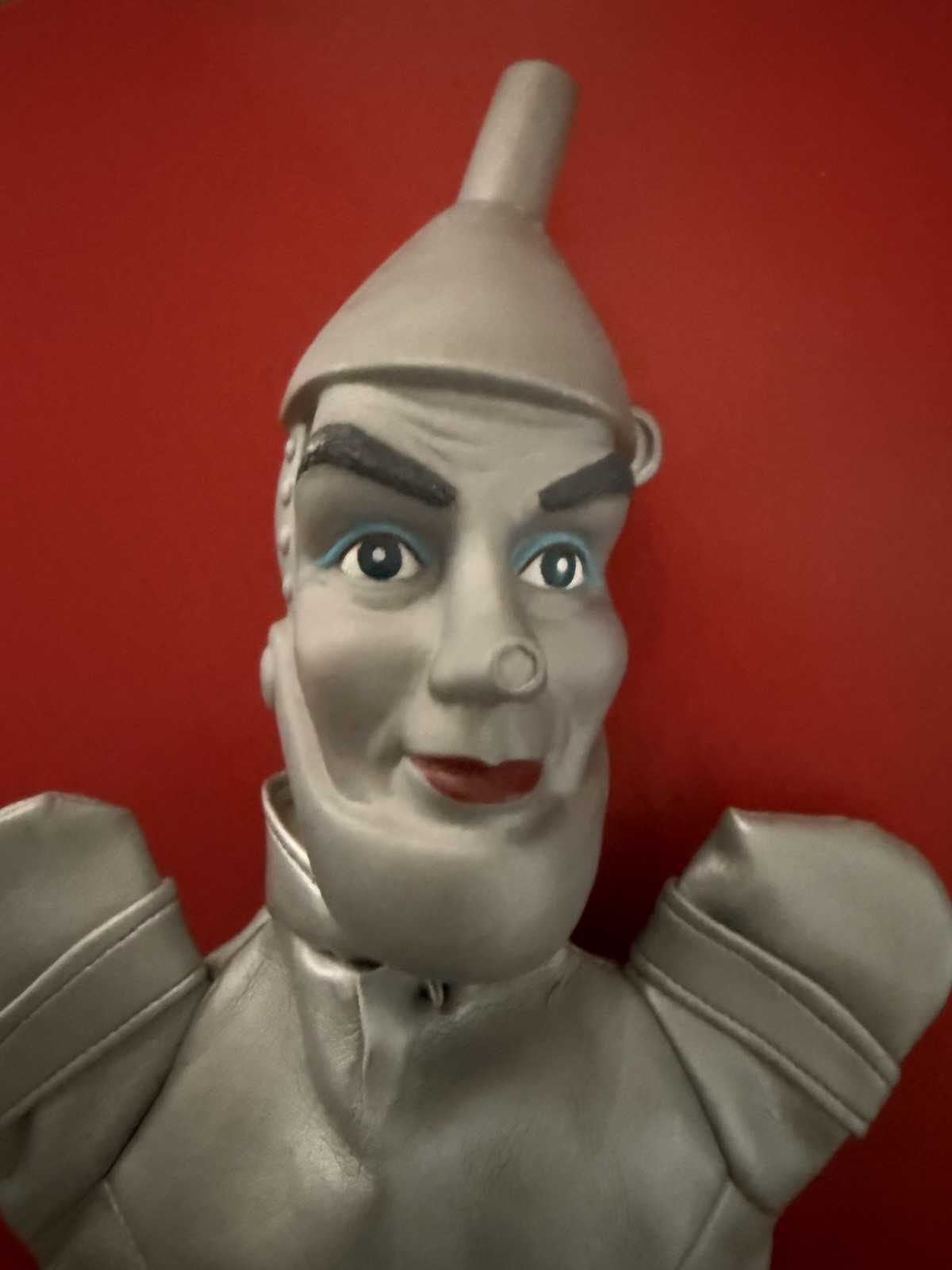 The Wizard of Oz Hand Puppets Tin Man 1988 MGM Turner VTG Pretend Play Toy 13″
