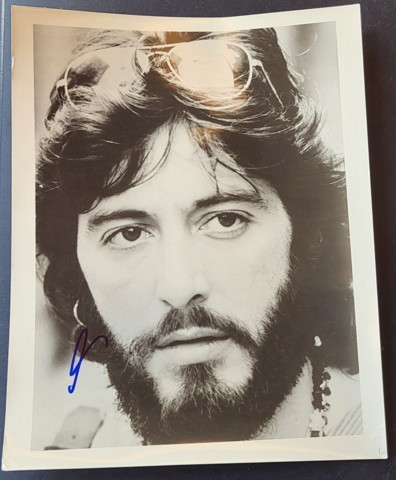 Al Pacino Autographed 8×10 Photo From Serpico Hurried IP Legendary Actor