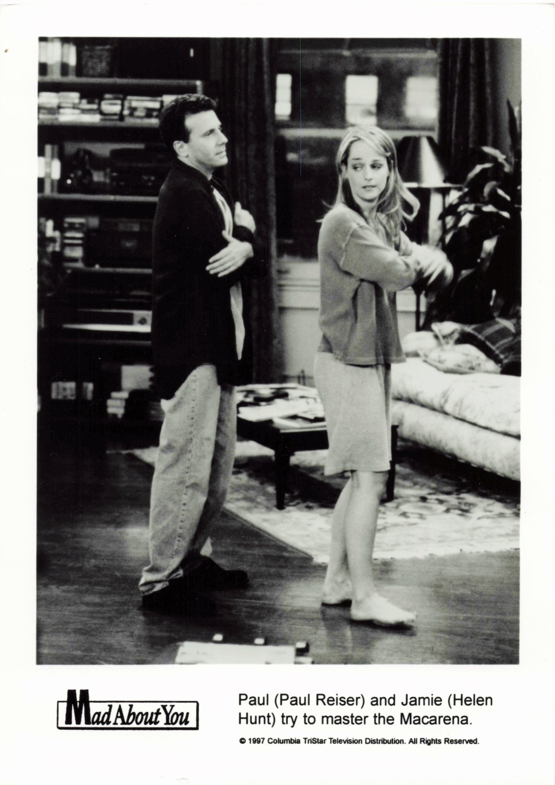 Mad About You VINTAGE 5×7 Press Photo Paul Reiser Helen Hunt