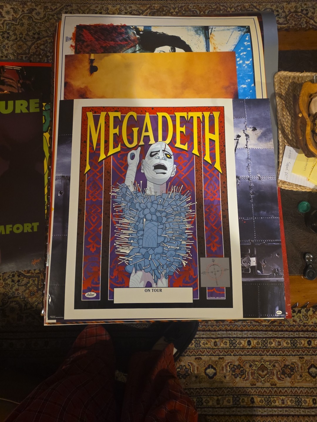 Megadeth Cryptic Writings Capitol Records Orig CD/Album Release Poster 24×18