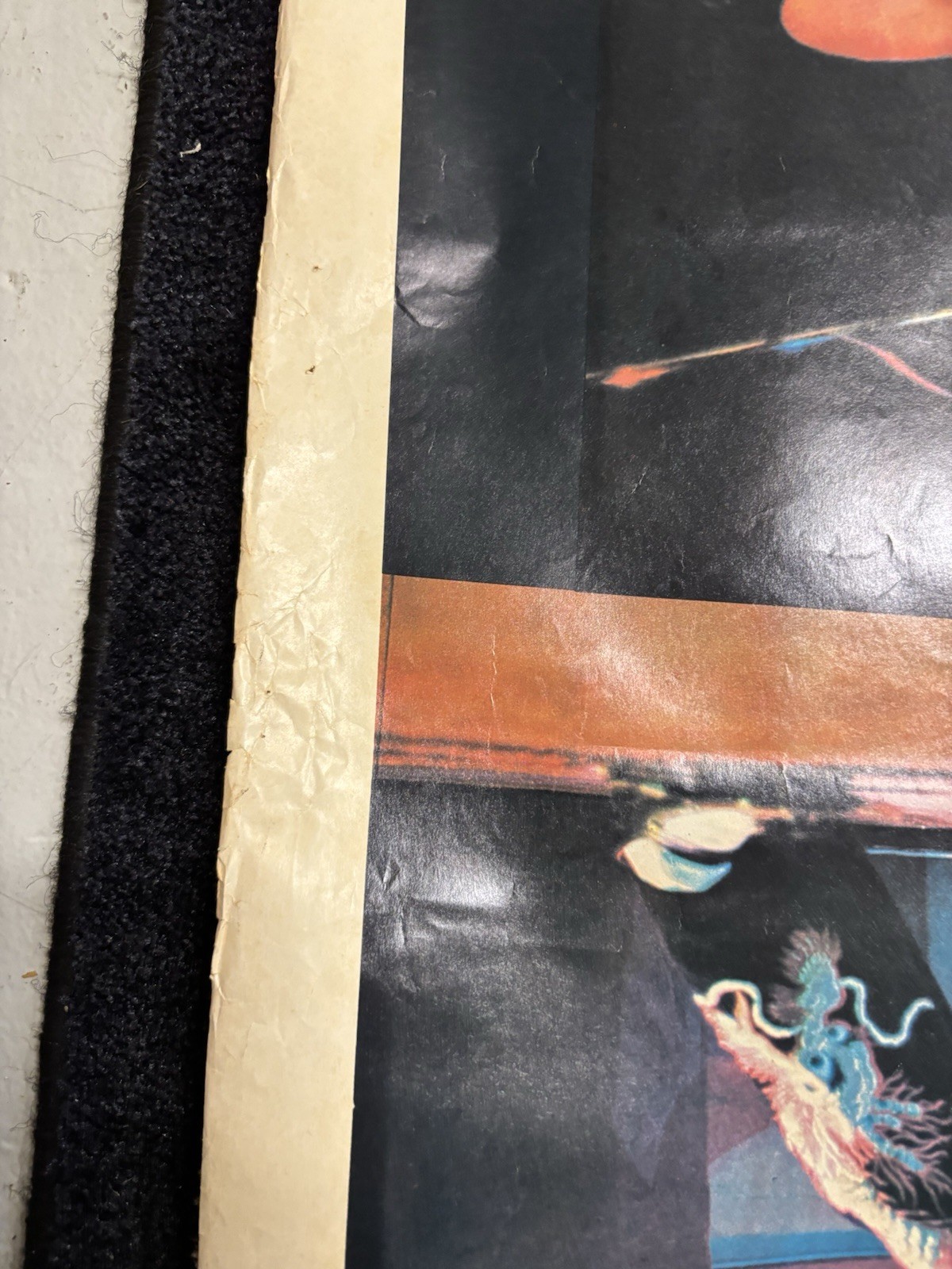 Vintage Giant LED ZEPPELIN Poster Printed 1978 42” W x 58”L Original, Used