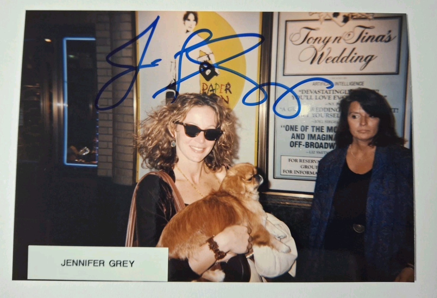 JENNIFER GREY – ” BABY ” – DIRTY DANCING MOVIE – SIGNED 4×6 RARE CANDID W/PROOF