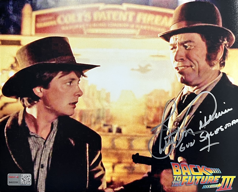 Burton Gilliam Autographed Back to the Future 3 8×10 Photo Gun Salesman TRISTAR