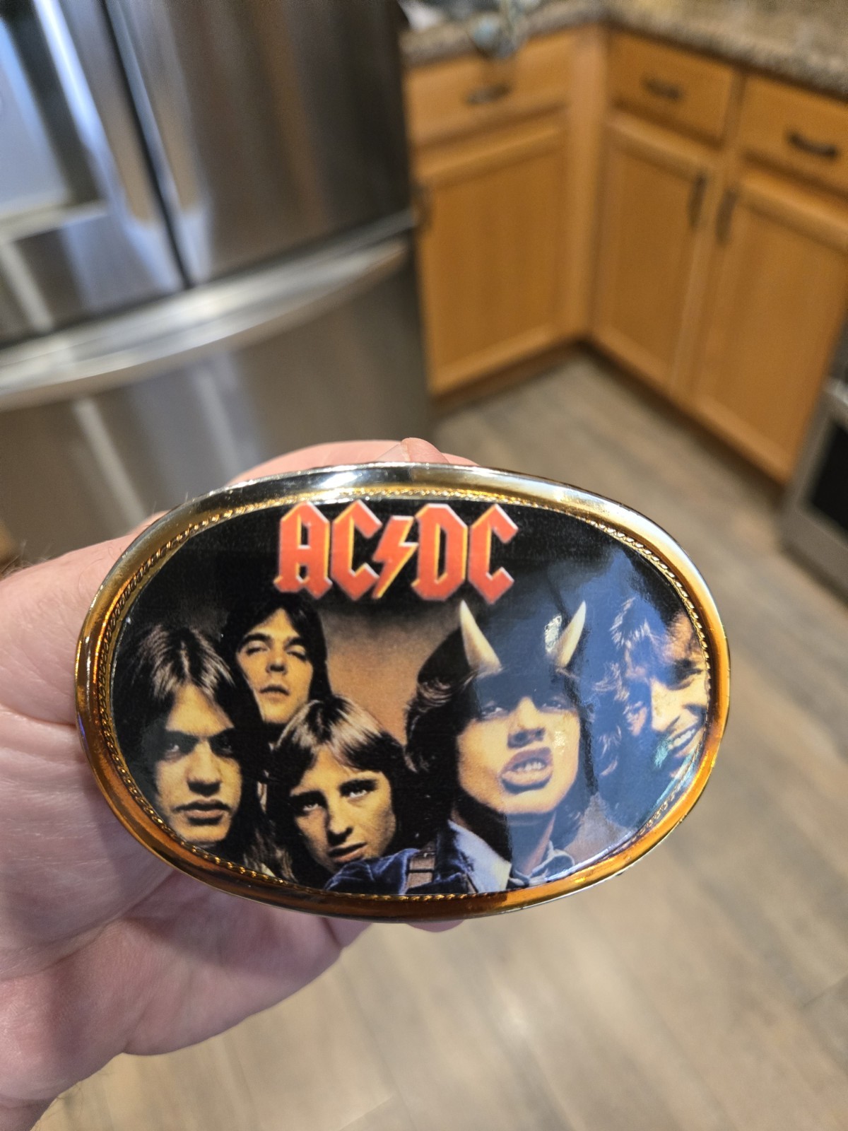 AC/DC HIGHWAY TO HELL 1978 Custom Pacifica Belt Buckle…NICE!!!