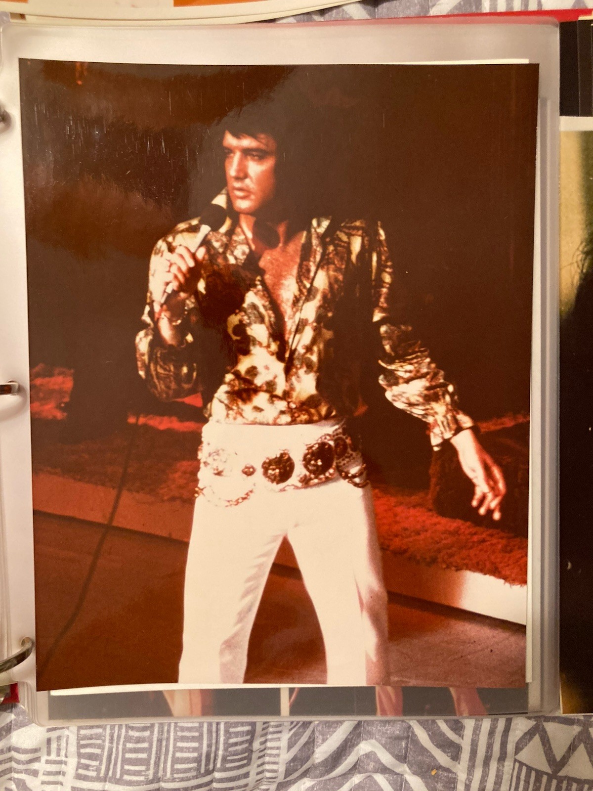 ELVIS PRESLEY 8×10 ORIGINAL PHOTO On Old Kodak Paper