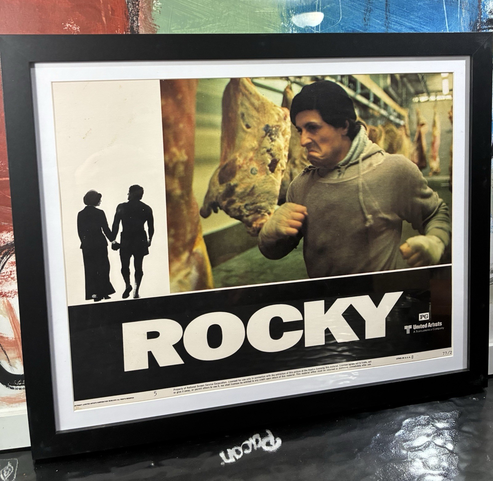 Rocky original 11″x14″ lobby card Sylvester Stallone In good Condition #5 of 8