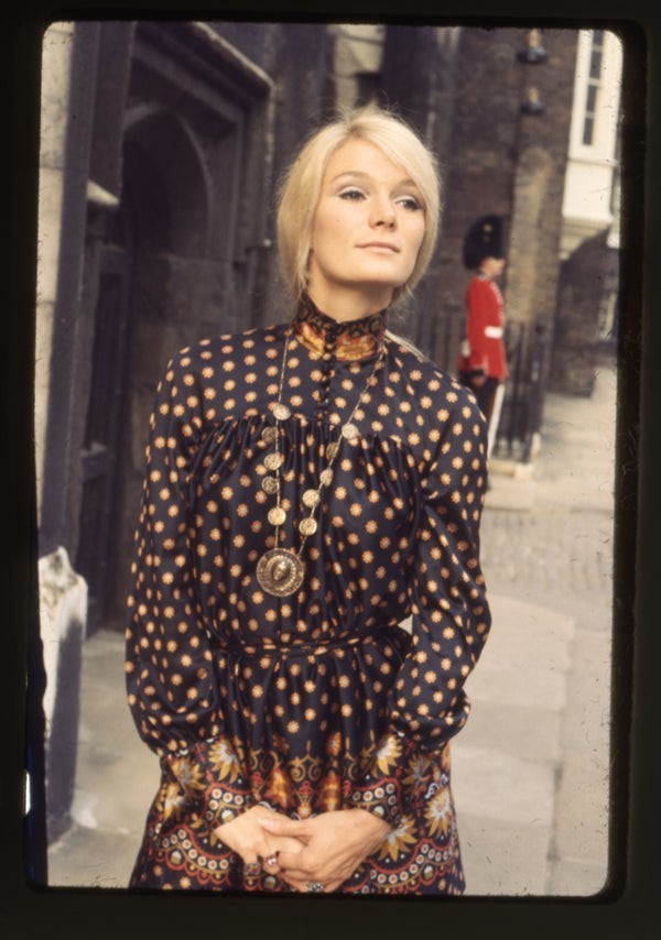 Yvette Mimieux 1970’s London BoHo Glamour Photo Shoot Original 35mm Transparency